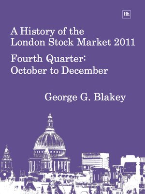cover image of A History of the London Stock Market 2011